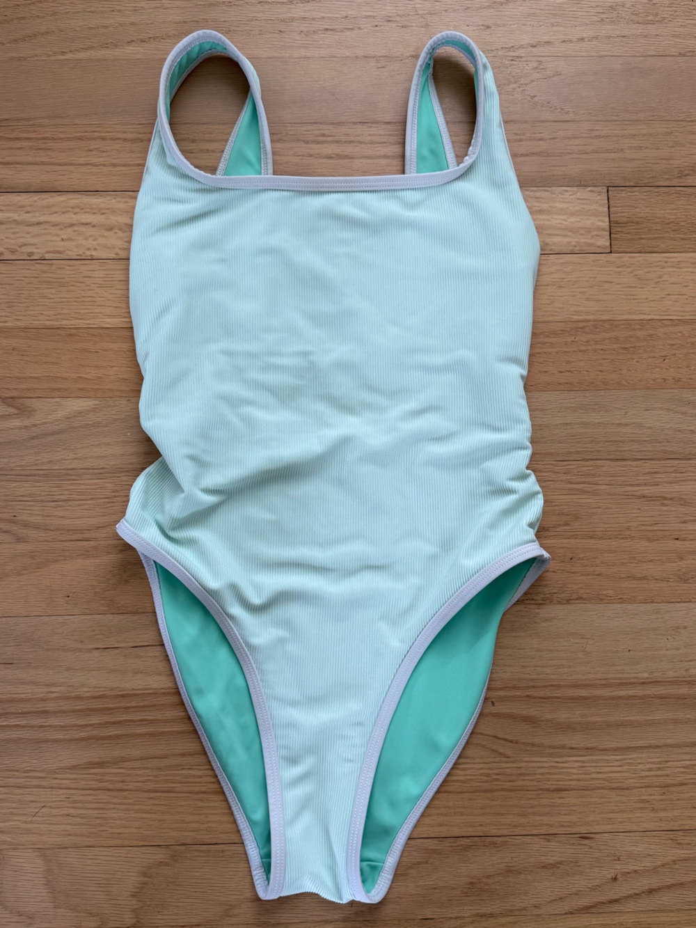 LainSnow Medium Mint Green One Piece Swimsuit
